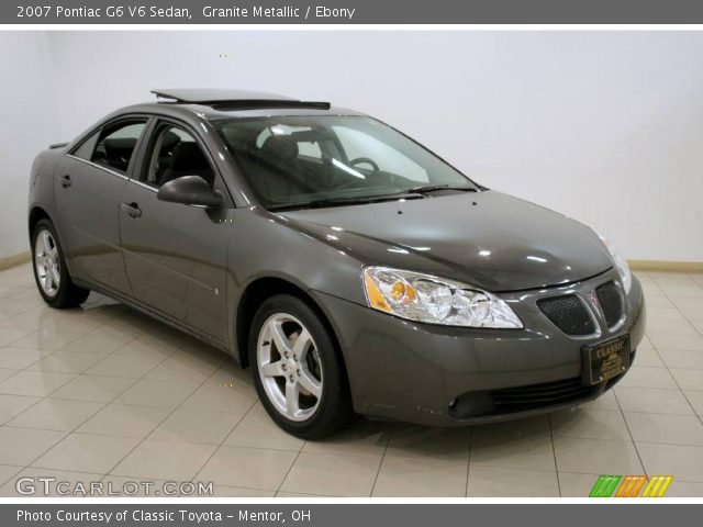 2007 Pontiac G6 V6 Sedan in Granite Metallic