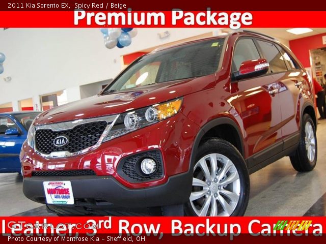 2011 Kia Sorento EX in Spicy Red