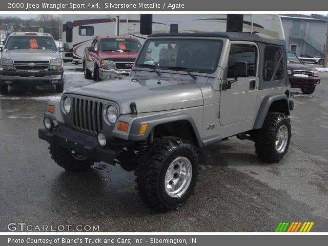 2000 Jeep Wrangler Sport 4x4 in Silverstone Metallic