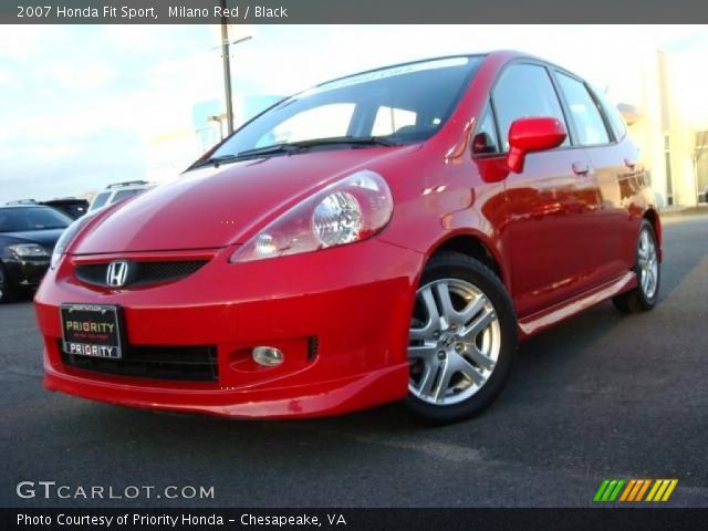 2007 Honda Fit Sport in Milano Red