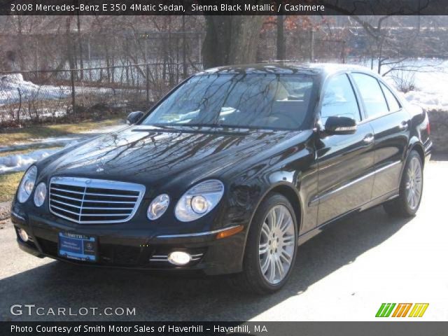 2008 Mercedes-Benz E 350 4Matic Sedan in Sienna Black Metallic