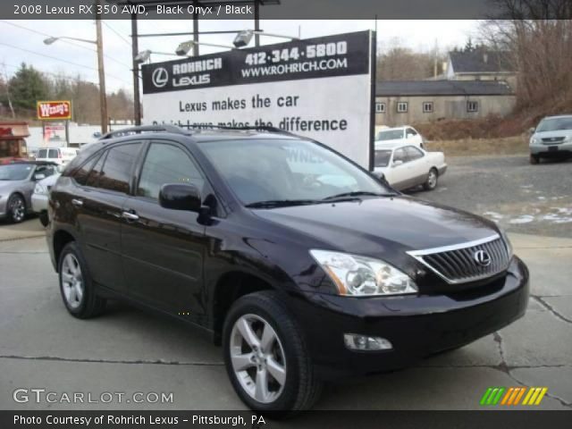 2008 Lexus RX 350 AWD in Black Onyx