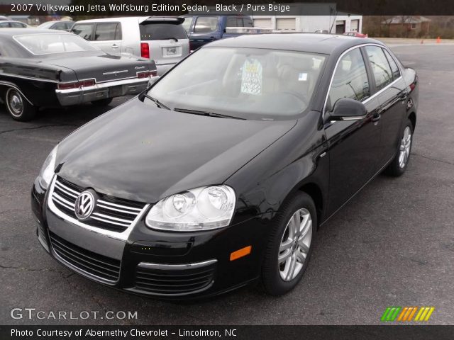 2007 Volkswagen Jetta Wolfsburg Edition Sedan in Black