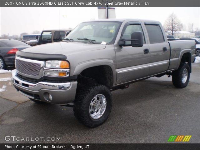 2007 GMC Sierra 2500HD Classic SLT Crew Cab 4x4 in Steel Gray Metallic