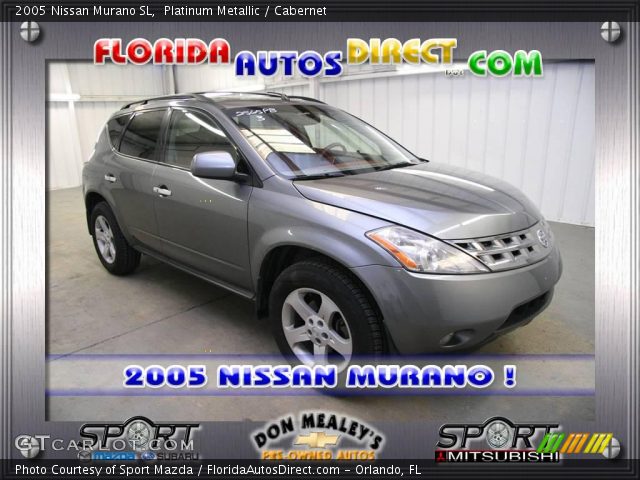 2005 Nissan Murano SL in Platinum Metallic