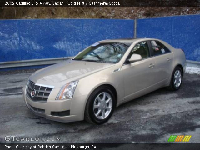 2009 Cadillac CTS 4 AWD Sedan in Gold Mist