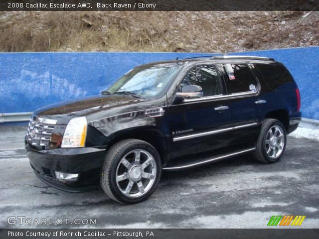 2008 Cadillac Escalade AWD in Black Raven