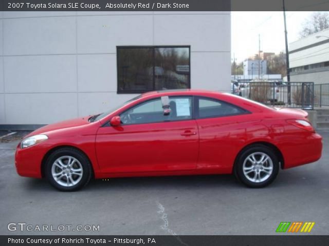 2007 Toyota Solara SLE Coupe in Absolutely Red