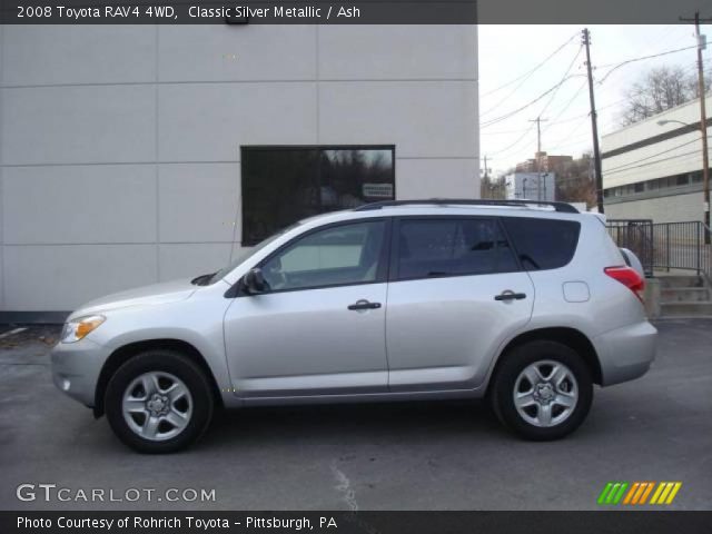 2008 Toyota RAV4 4WD in Classic Silver Metallic