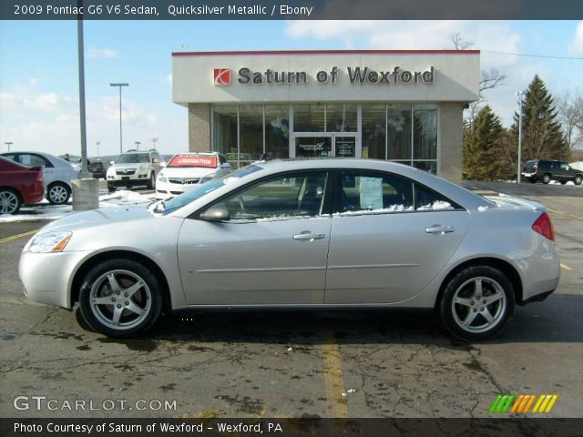 2009 Pontiac G6 V6 Sedan in Quicksilver Metallic