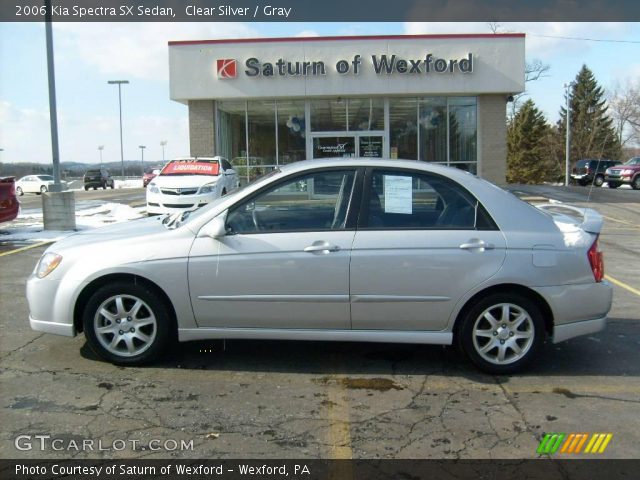2006 Kia Spectra SX Sedan in Clear Silver