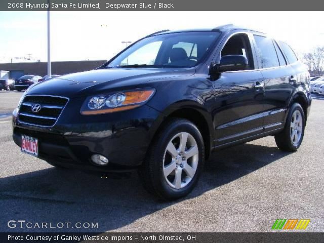 2008 Hyundai Santa Fe Limited in Deepwater Blue