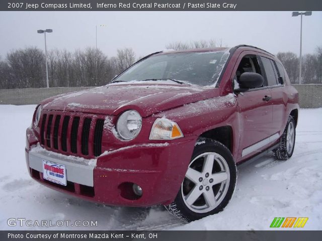 2007 Jeep Compass Limited in Inferno Red Crystal Pearlcoat
