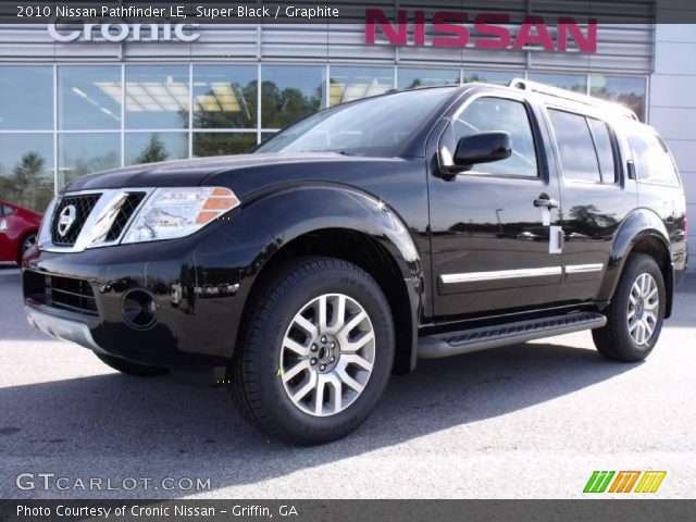 2010 Nissan Pathfinder LE in Super Black