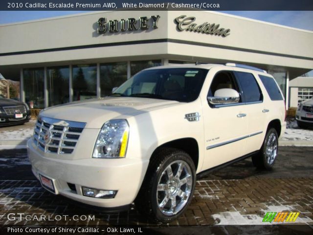 2010 Cadillac Escalade Premium AWD in White Diamond