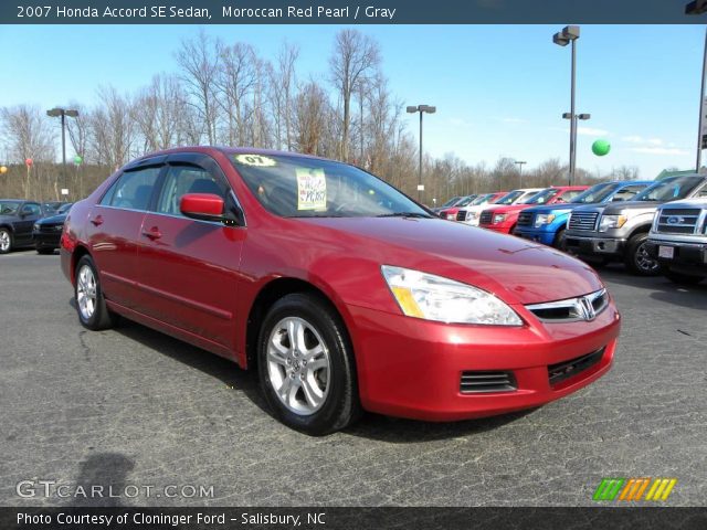 2007 Honda Accord SE Sedan in Moroccan Red Pearl