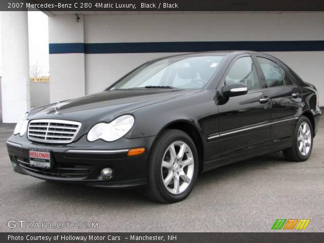 2007 Mercedes-Benz C 280 4Matic Luxury in Black