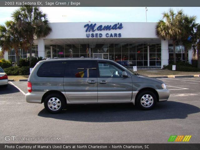 2003 Kia Sedona EX in Sage Green