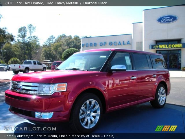 2010 Ford Flex Limited in Red Candy Metallic