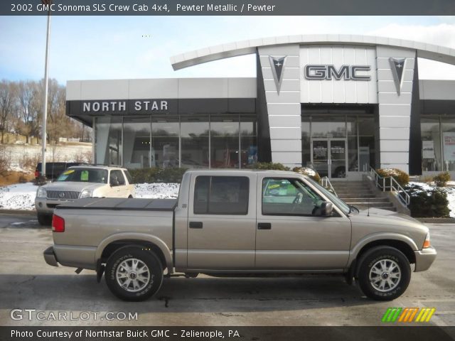 2002 GMC Sonoma SLS Crew Cab 4x4 in Pewter Metallic