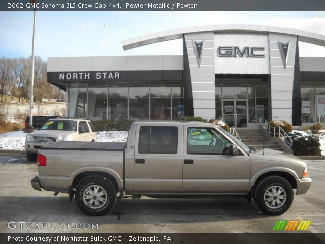 2002 GMC Sonoma SLS Crew Cab 4x4 in Pewter Metallic