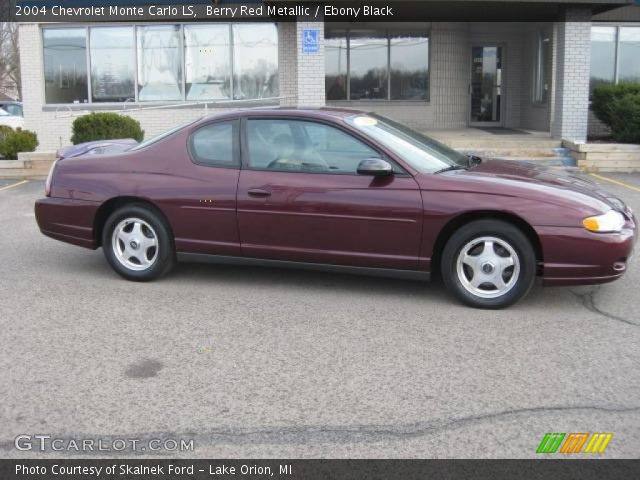 2004 Chevrolet Monte Carlo LS in Berry Red Metallic