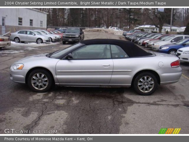 2004 Chrysler Sebring Limited Convertible in Bright Silver Metallic