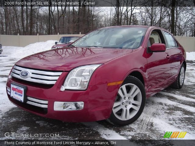 2008 Ford Fusion SEL V6 in Redfire Metallic