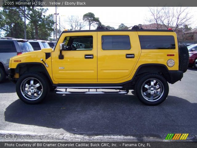 2005 Hummer H2 SUV in Yellow