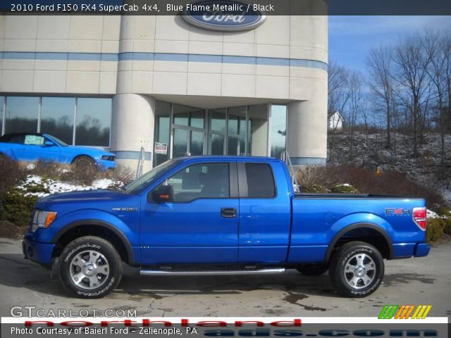 2010 Ford F150 FX4 SuperCab 4x4 in Blue Flame Metallic