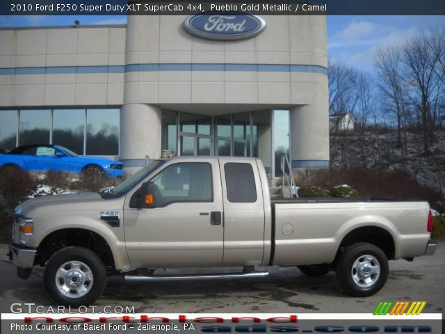 2010 Ford F250 Super Duty XLT SuperCab 4x4 in Pueblo Gold Metallic