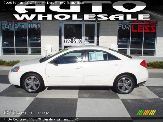 2008 Pontiac G6 GT Sedan in Ivory White