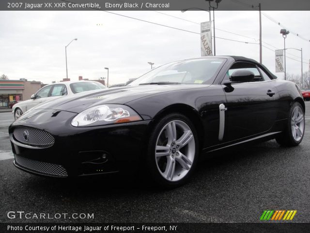 2007 Jaguar XK XKR Convertible in Ebony Black