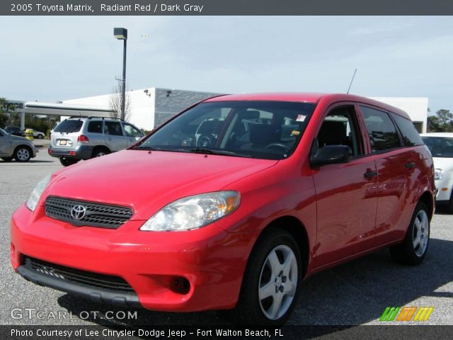 2005 Toyota Matrix  in Radiant Red