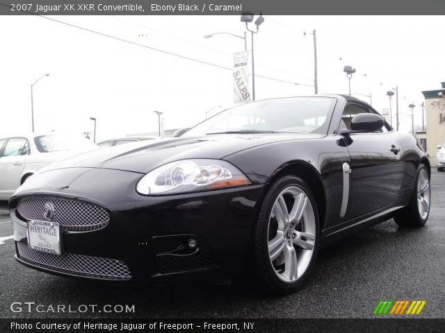 2007 Jaguar XK XKR Convertible in Ebony Black