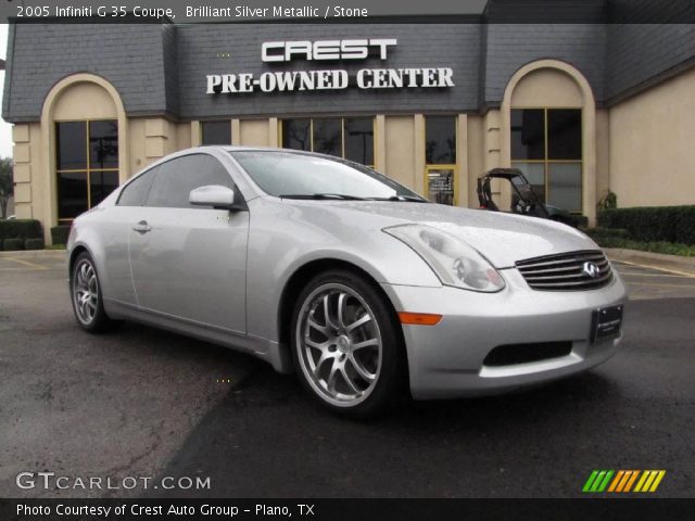 2005 Infiniti G 35 Coupe in Brilliant Silver Metallic