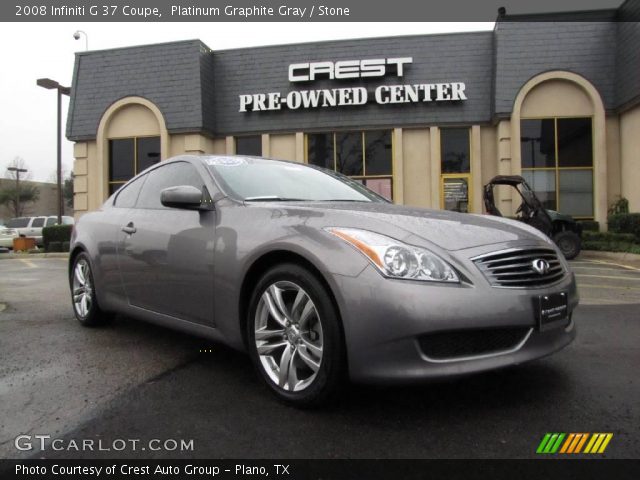 2008 Infiniti G 37 Coupe in Platinum Graphite Gray
