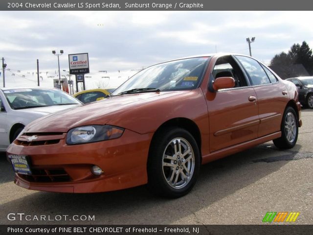2004 Chevrolet Cavalier LS Sport Sedan in Sunburst Orange