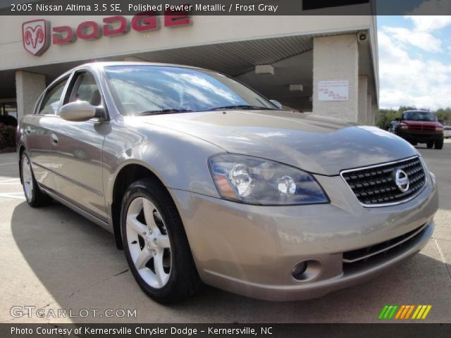 2005 Nissan Altima 3.5 SE in Polished Pewter Metallic