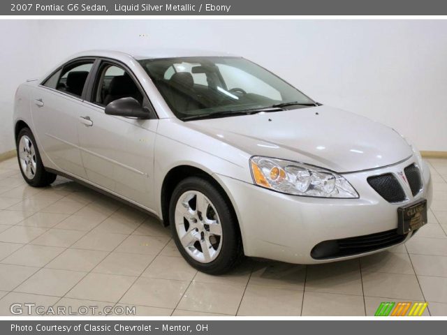 2007 Pontiac G6 Sedan in Liquid Silver Metallic