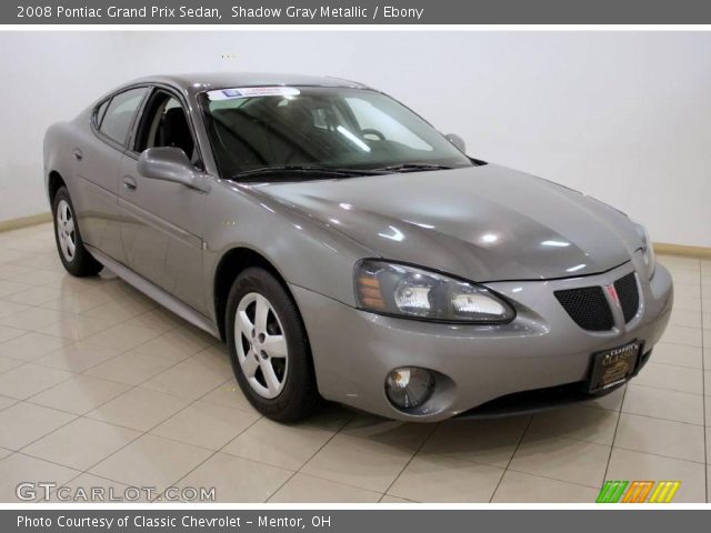 2008 Pontiac Grand Prix Sedan in Shadow Gray Metallic