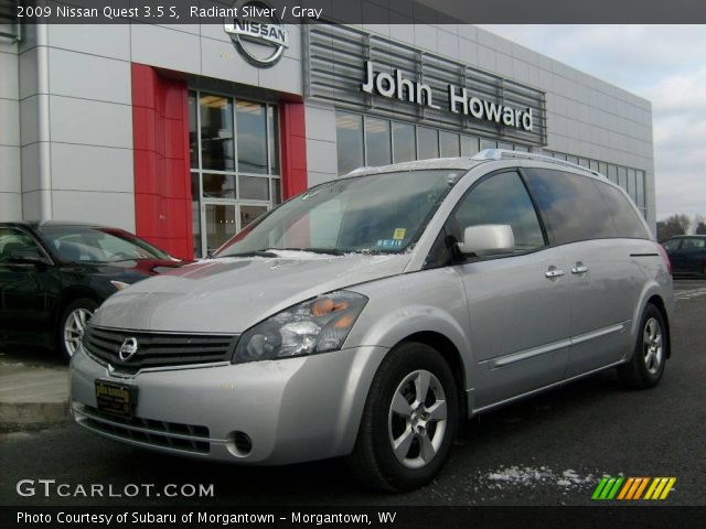 2009 Nissan Quest 3.5 S in Radiant Silver