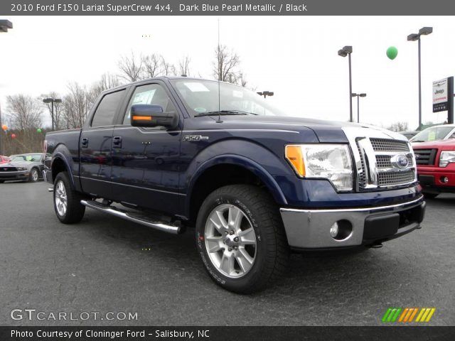 2010 Ford F150 Lariat SuperCrew 4x4 in Dark Blue Pearl Metallic