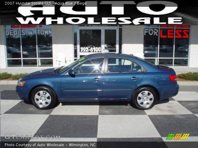 2007 Hyundai Sonata GLS in Aqua Blue