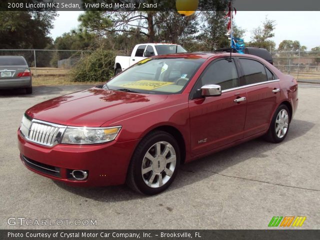 2008 Lincoln MKZ Sedan in Vivid Red Metallic