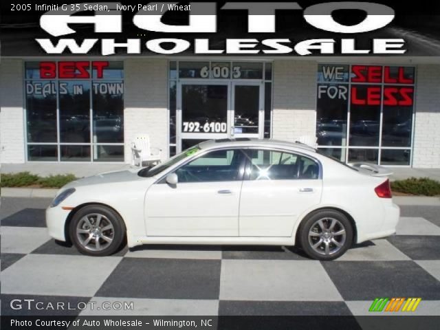 2005 Infiniti G 35 Sedan in Ivory Pearl