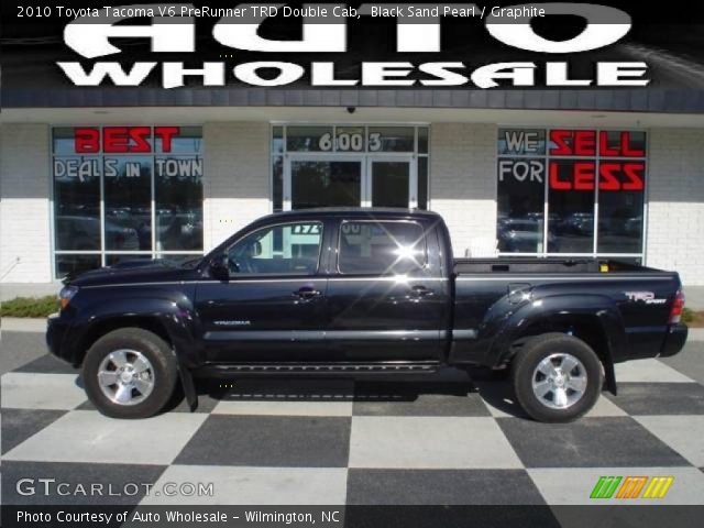 2010 Toyota Tacoma V6 PreRunner TRD Double Cab in Black Sand Pearl