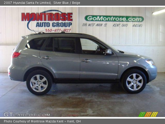 2007 Hyundai Santa Fe Limited in Silver Blue