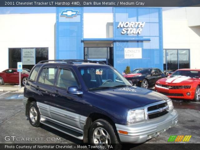 2001 Chevrolet Tracker LT Hardtop 4WD in Dark Blue Metallic