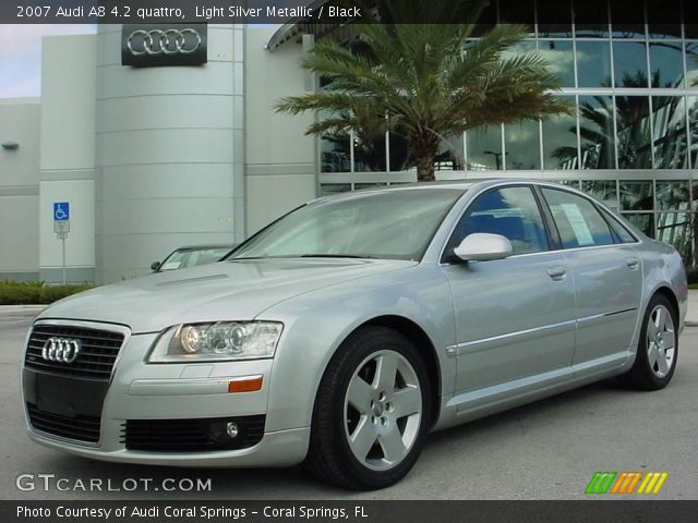 2007 Audi A8 4.2 quattro in Light Silver Metallic